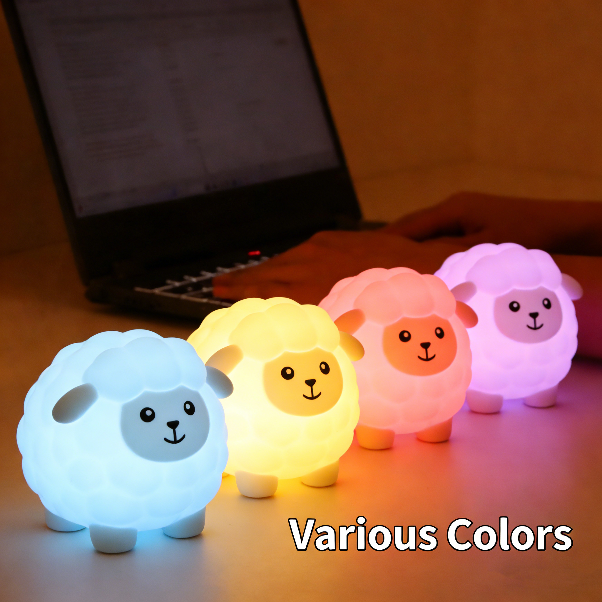 Baby Nursery Night Light - Capybara Night Light - Silicone USB