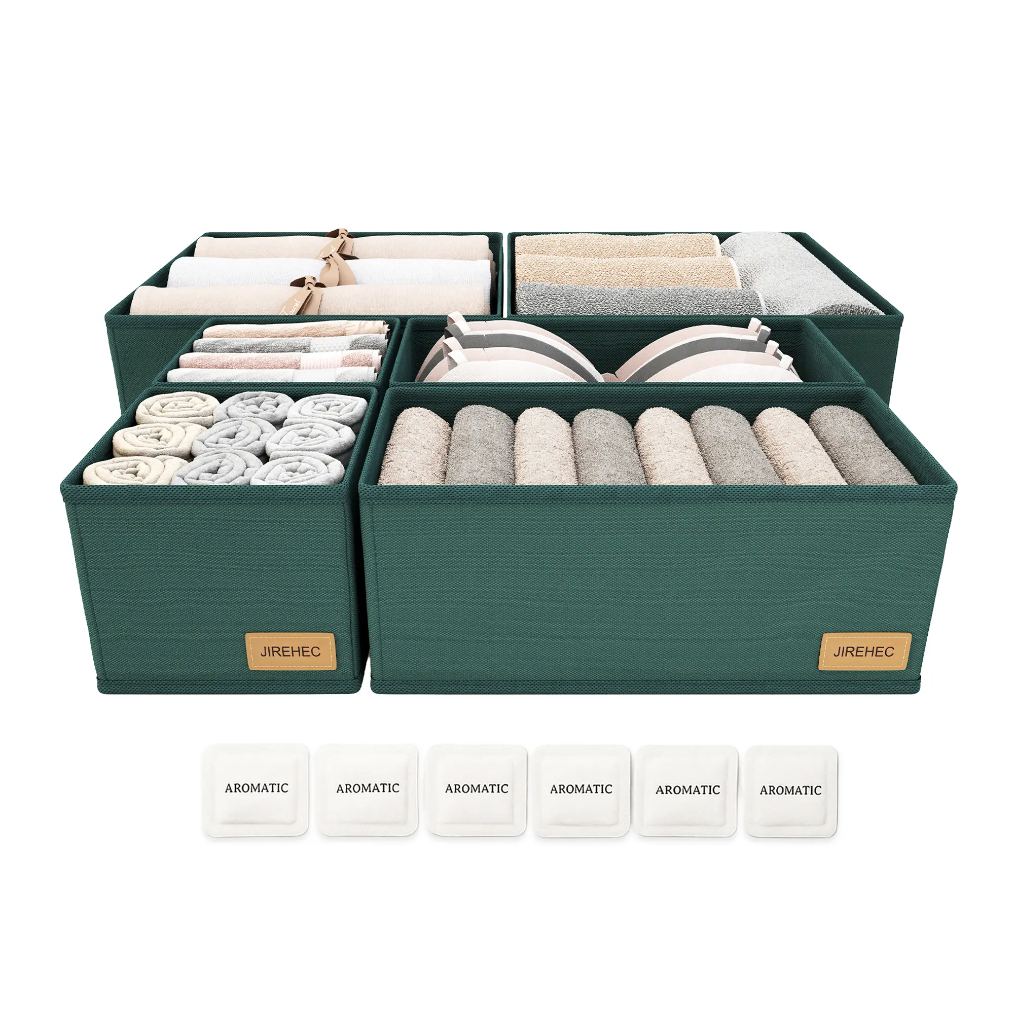 Baby Nursery Closet Organization - Clothes Drawer Organizer Set 6 Pack