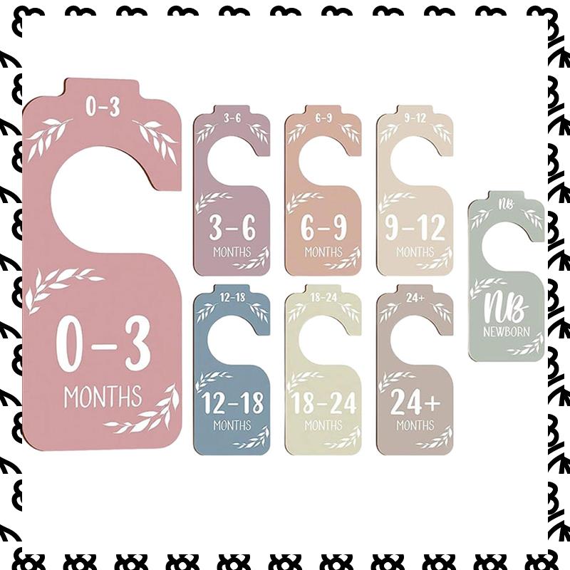 Closet Organizer Baby - A07I 16PCS Wooden Baby Closet Dividers
