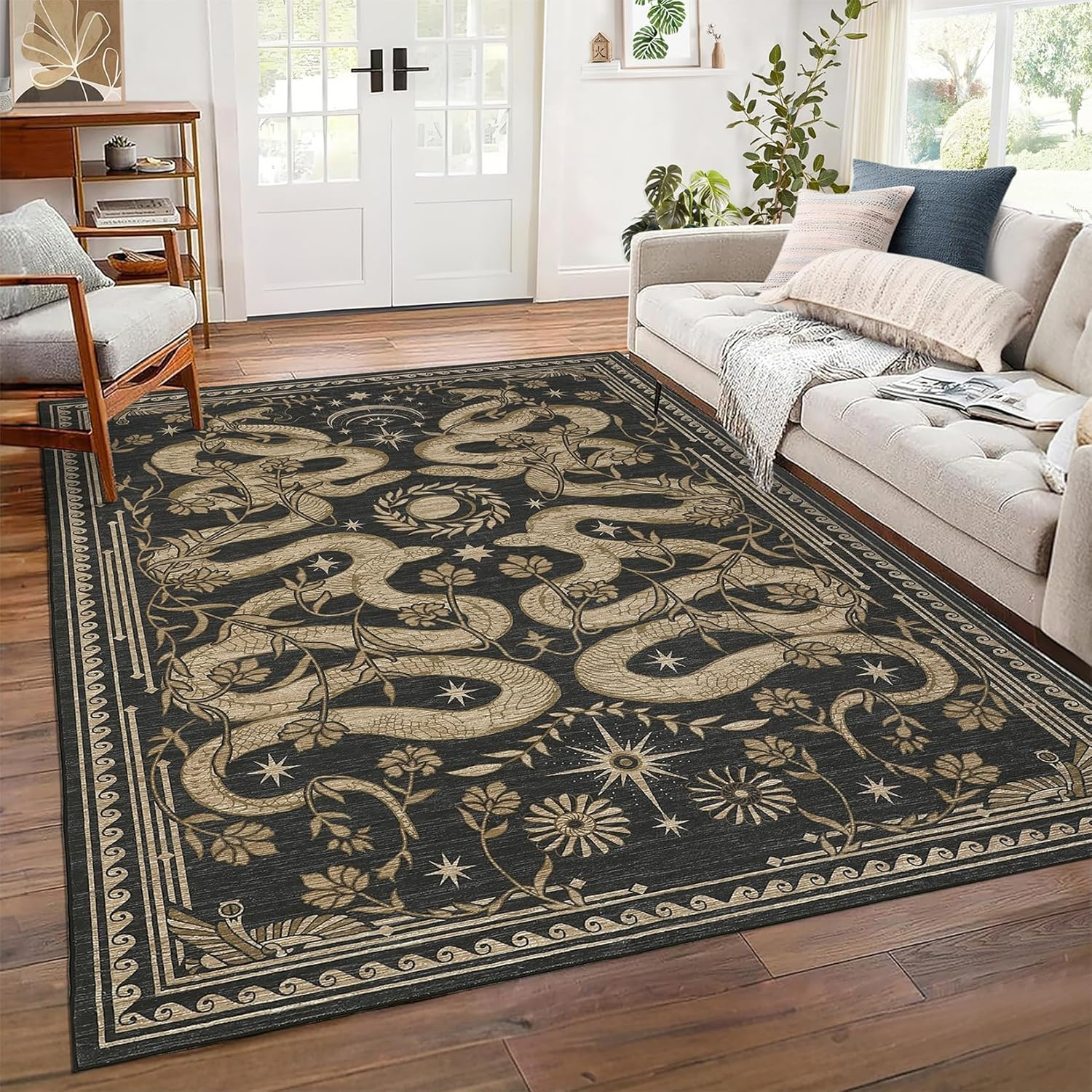 Baby Nursery Game - Snake Washable Rugs for Living Room