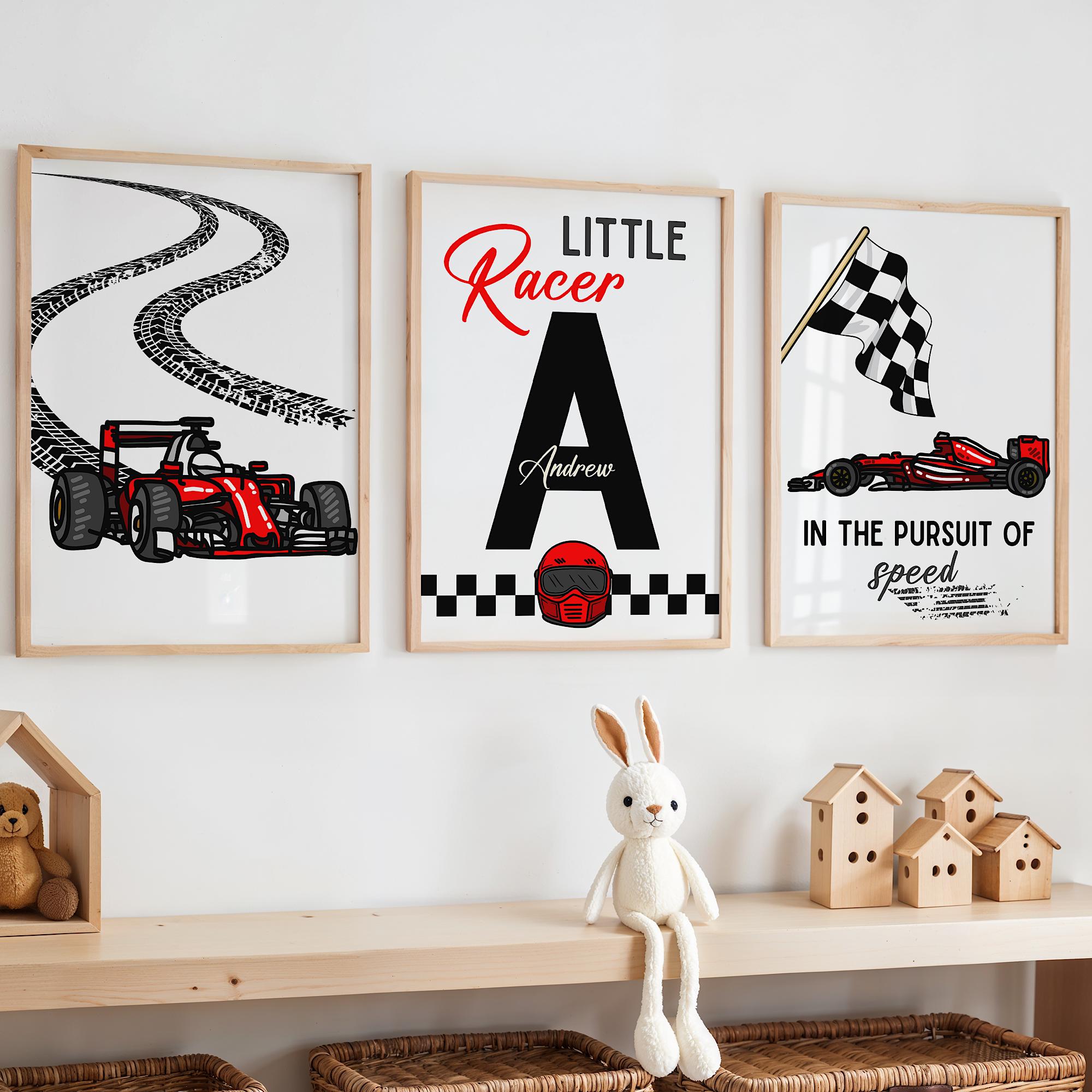 Custom Name Racing Car Nursery - مراجعة Baby Nursery Decor Boy وسعره