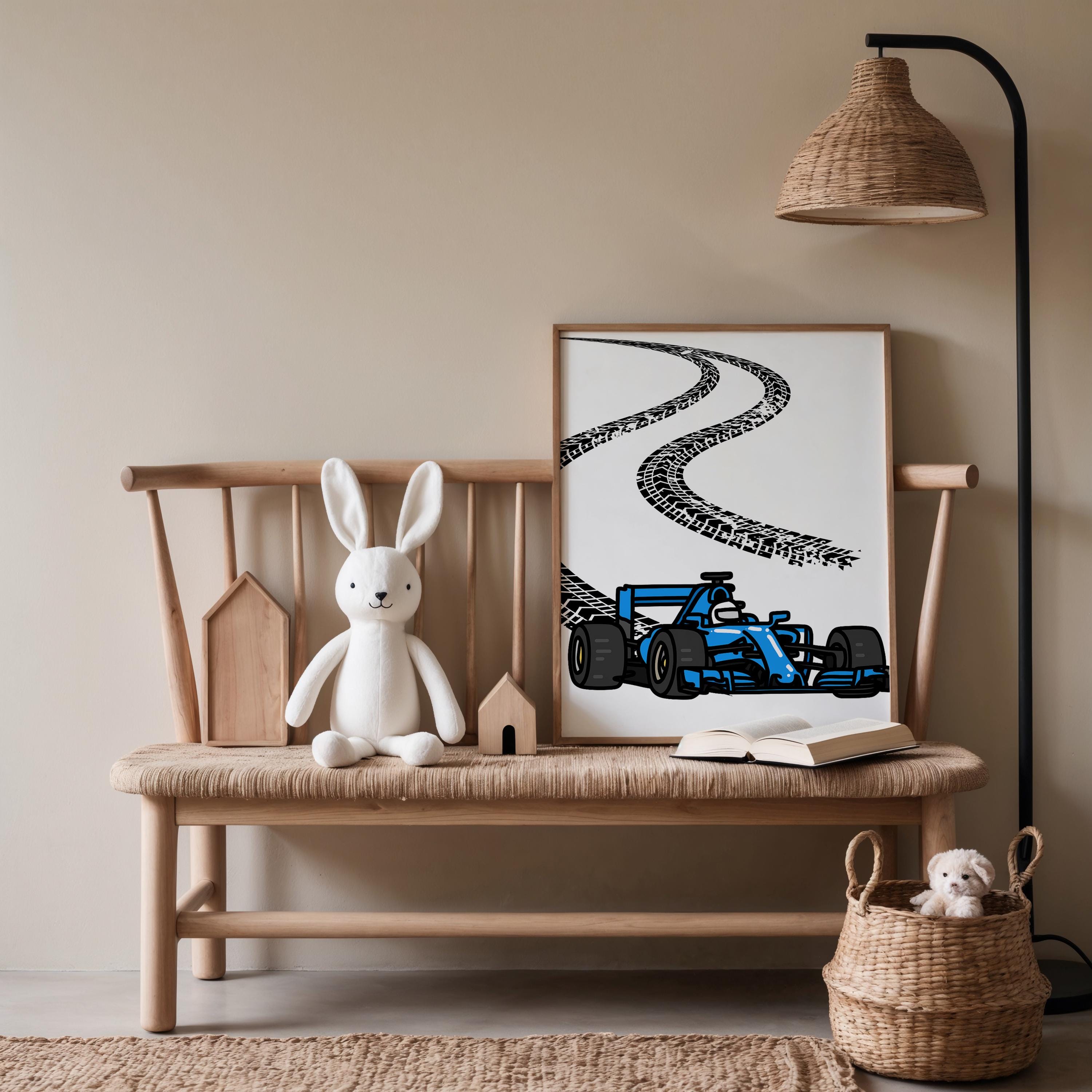 Custom Name Racing Car Nursery - مراجعة Baby Nursery Decor Boy وسعره