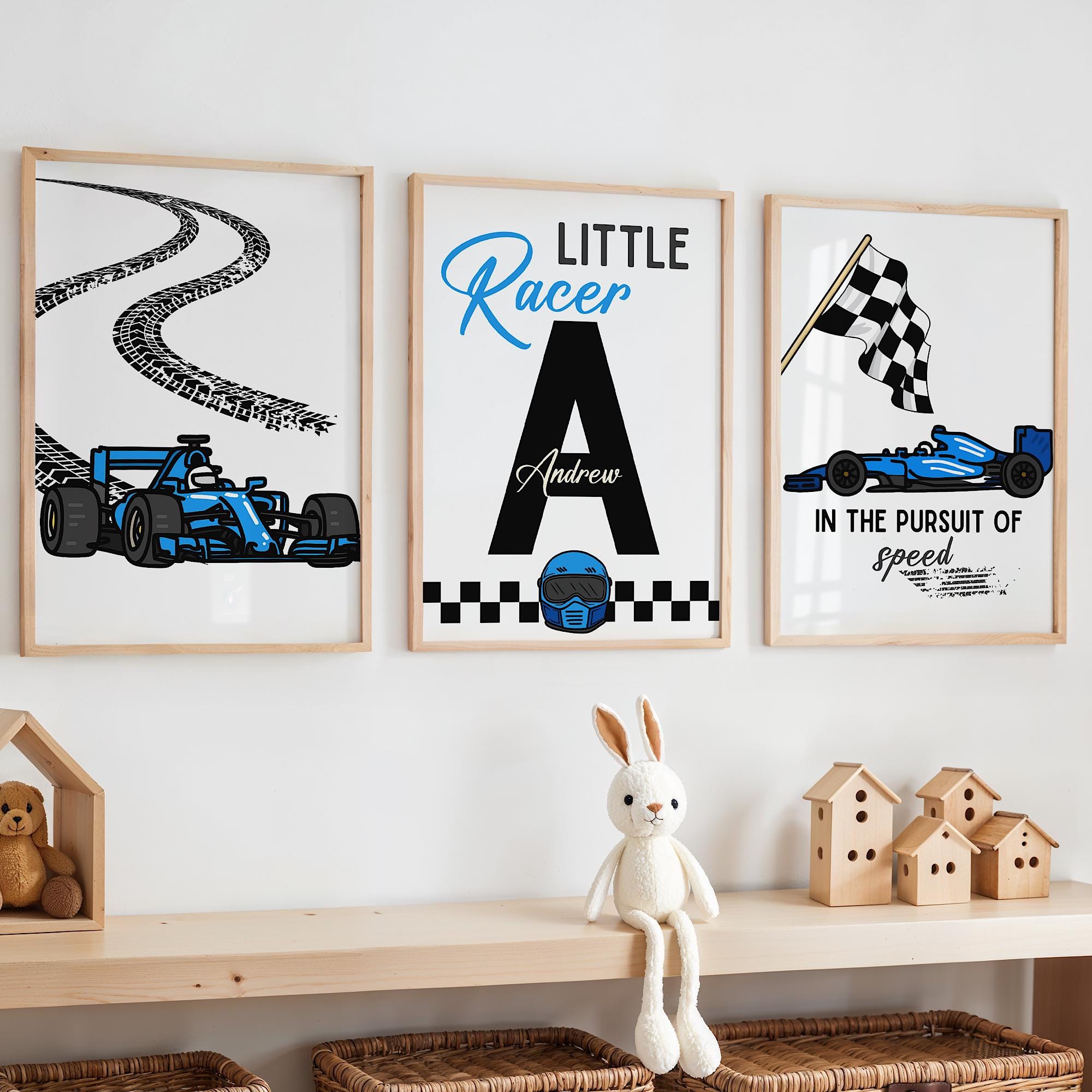 Custom Name Racing Car Nursery - مراجعة Baby Nursery Decor Boy وسعره