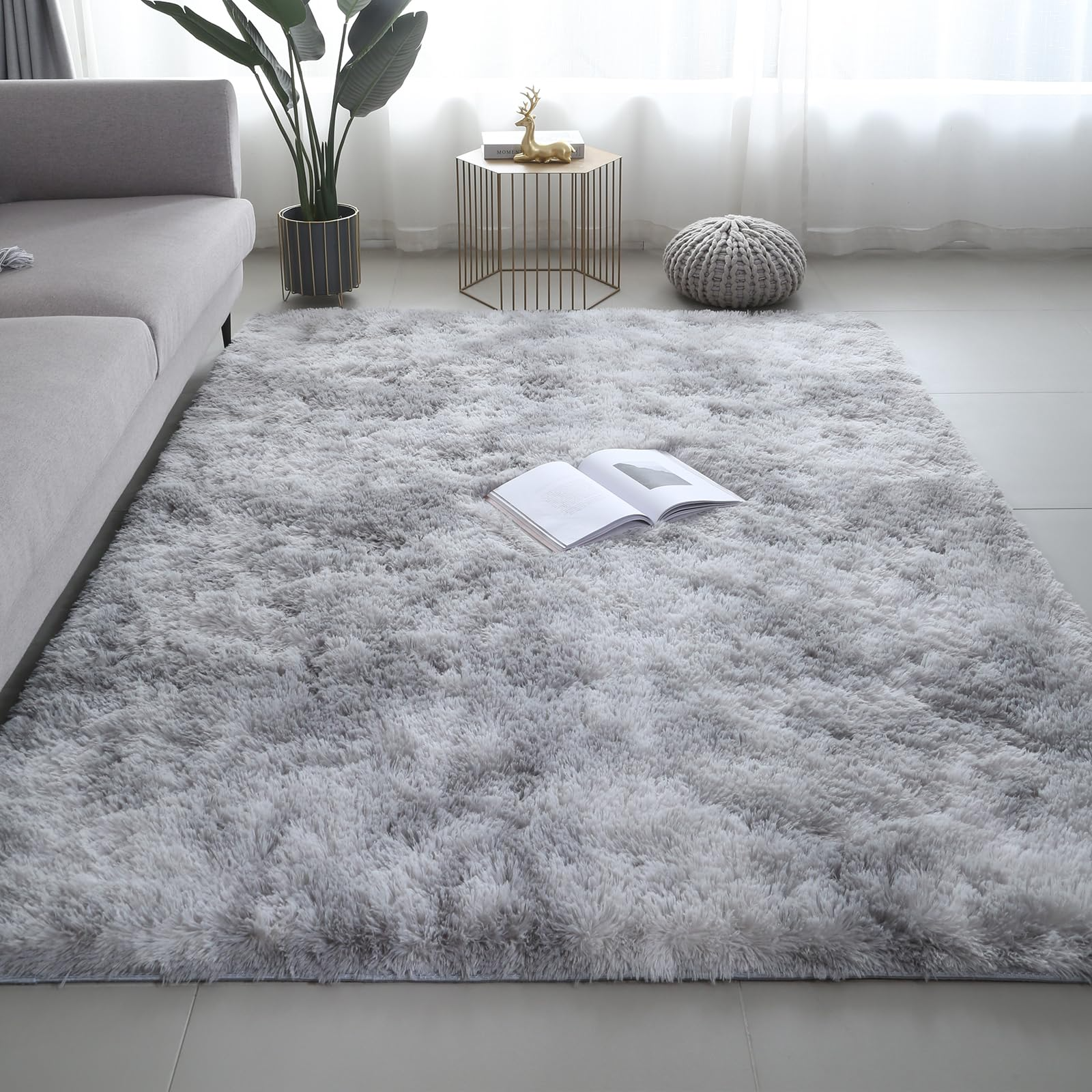 VIKAMA Ultra-Soft Puffy Rug, B - مراجعة Baby Nursery Game وسعره