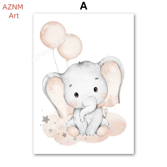 Elephant Balloon Rainbow Moon  - مراجعة Baby Nursery Kids وسعره