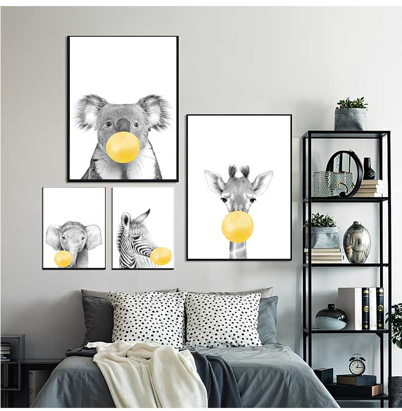 Baby Nursery Yellow Balloons A - مراجعة Baby Nursery Yellow Walls وسعره