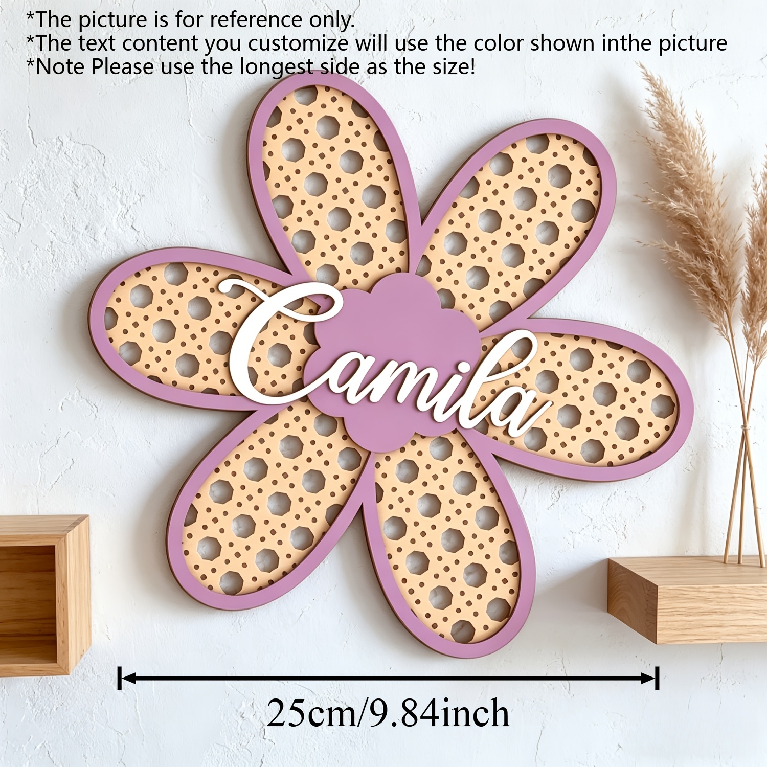 Personalized Boho Rattan Flowe - مراجعة Baby Nursery Toy وسعره
