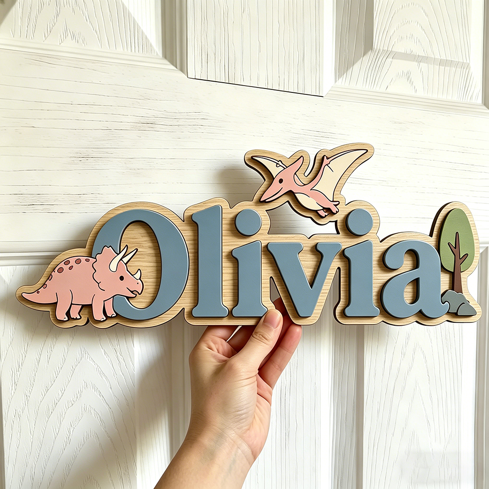 Personalized Dinosaur Name Sig - مراجعة Baby Nursery Decor Boy وسعره