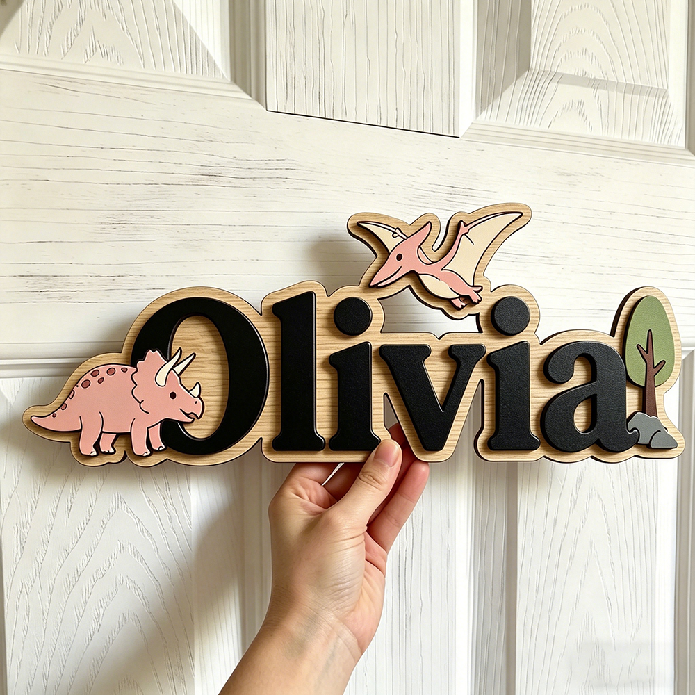 Personalized Dinosaur Name Sig - مراجعة Baby Nursery Decor Boy وسعره