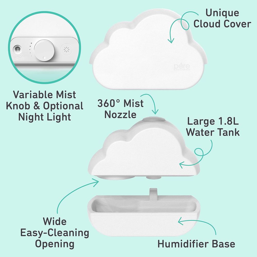 UltraCool Mist Humidifier with - مراجعة Baby Nursery Hours وسعره