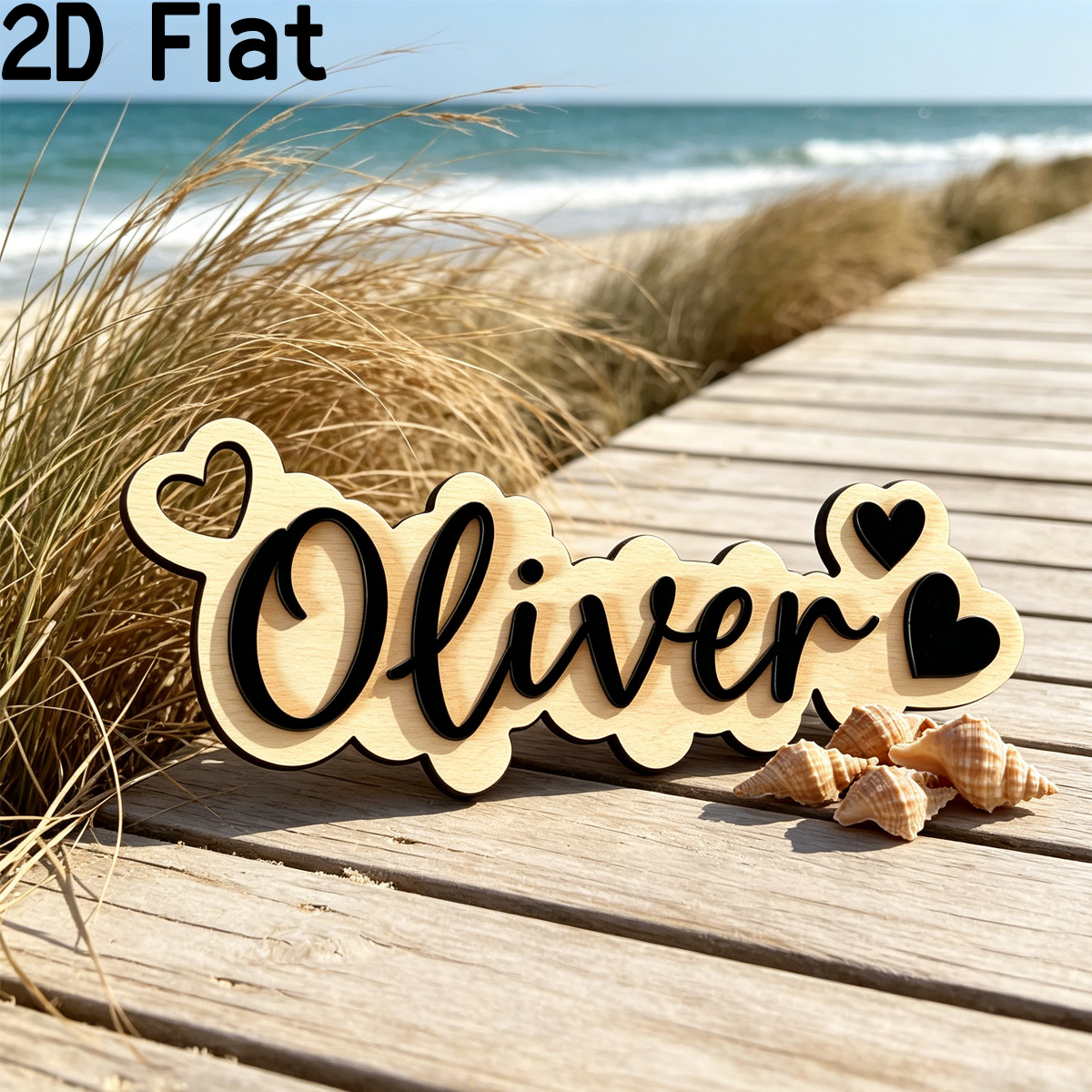 1Pc Custom Love Decor Wooden A - مراجعة Baby Nursery Home وسعره