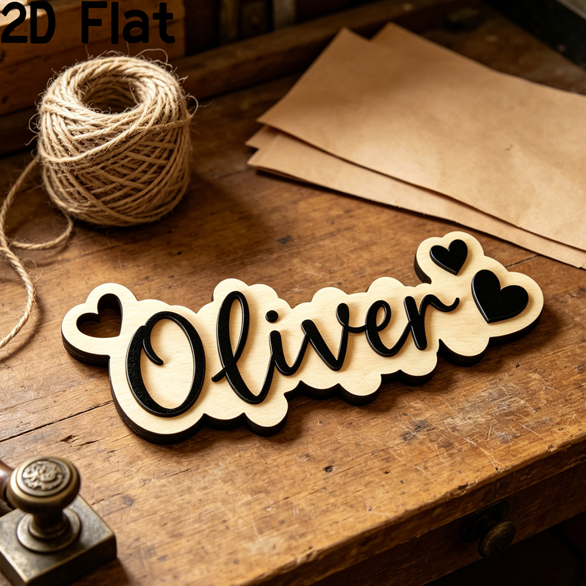 1Pc Custom Love Decor Wooden A - مراجعة Baby Nursery Home وسعره