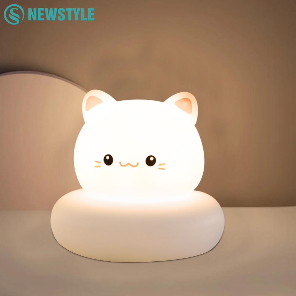 LED Nursery Cat Night Light 3  - مراجعة Baby Nursery Night Light وسعره