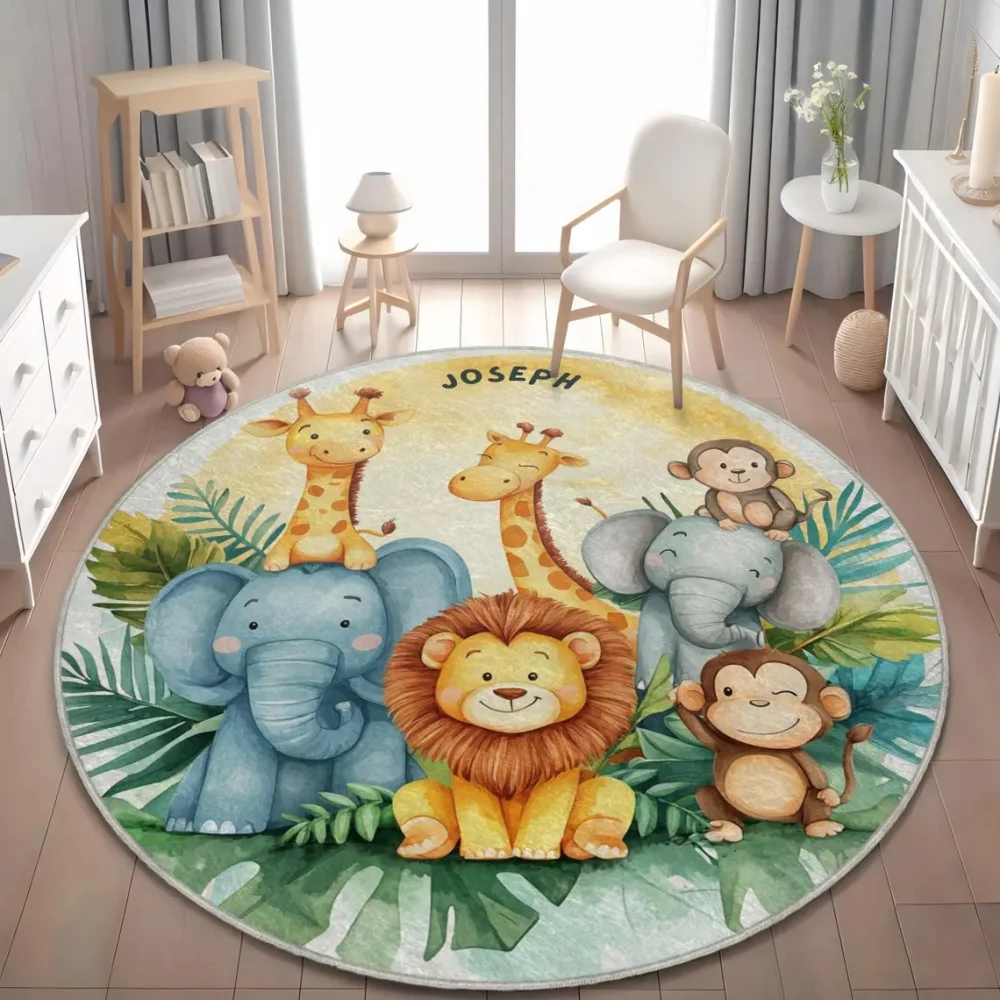Wild Safari Animal Floor Mat G - مراجعة Baby Nursery Game وسعره