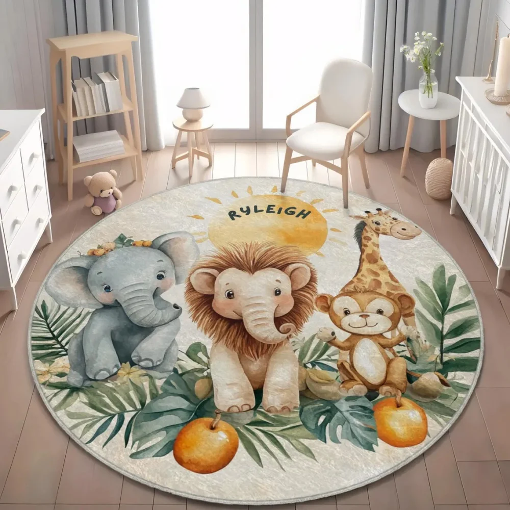 Wild Safari Animal Floor Mat G - مراجعة Baby Nursery Game وسعره