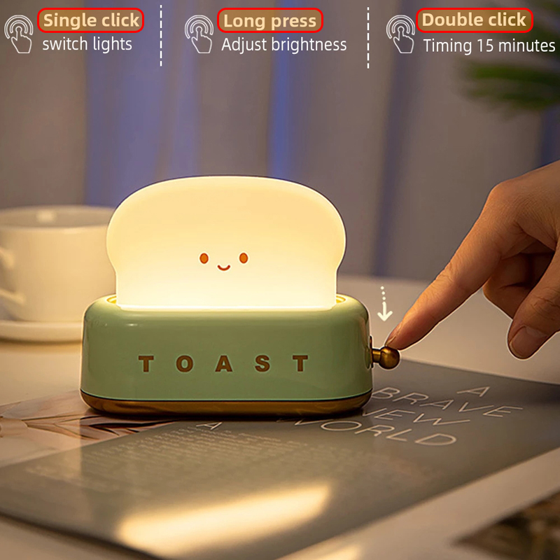 Bread Toast Table Light Toaste - مراجعة Baby Nursery Night Light وسعره