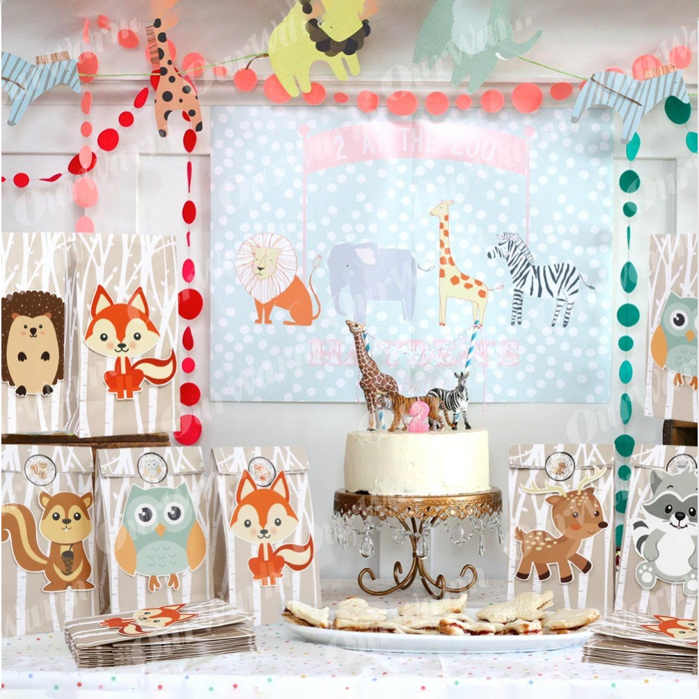 12PCS Jungle Theme Party Birth - مراجعة Baby Nursery Jungle Theme وسعره
