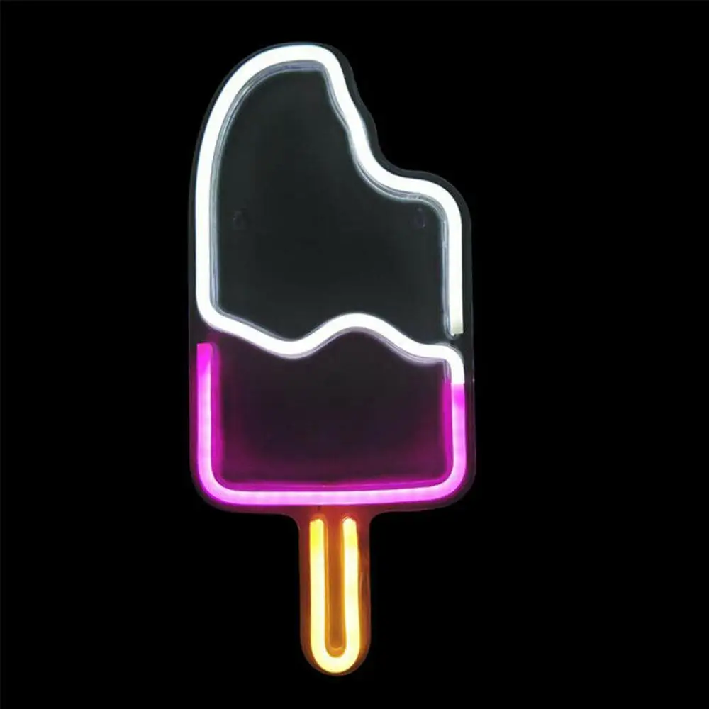 Ice Cream LED Neon Sign Light  - مراجعة Baby Nursery Night Light وسعره