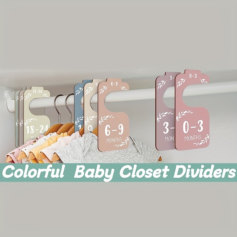 8pcs Wooden Baby Closet Divide - مراجعة Closet Organizer Baby وسعره