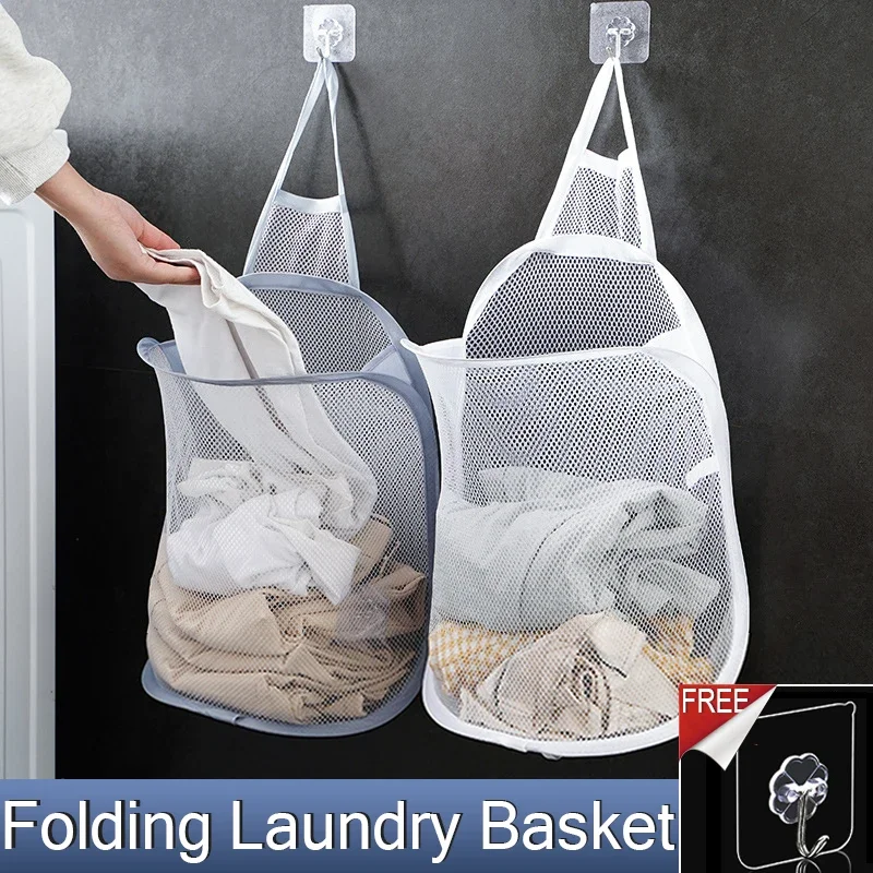 Hanging Laundry Basket Foldabl - مراجعة Closet Organizer Baby وسعره