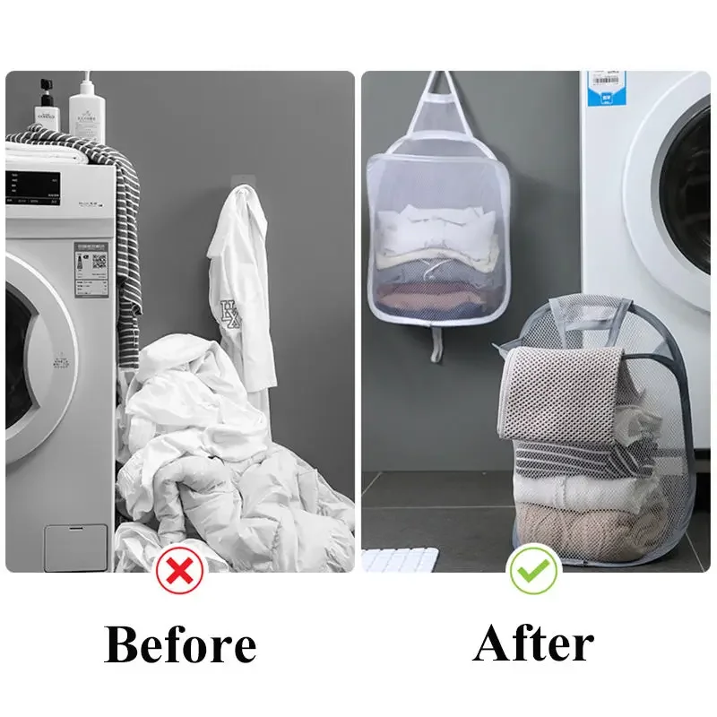 Hanging Laundry Basket Foldabl - مراجعة Closet Organizer Baby وسعره