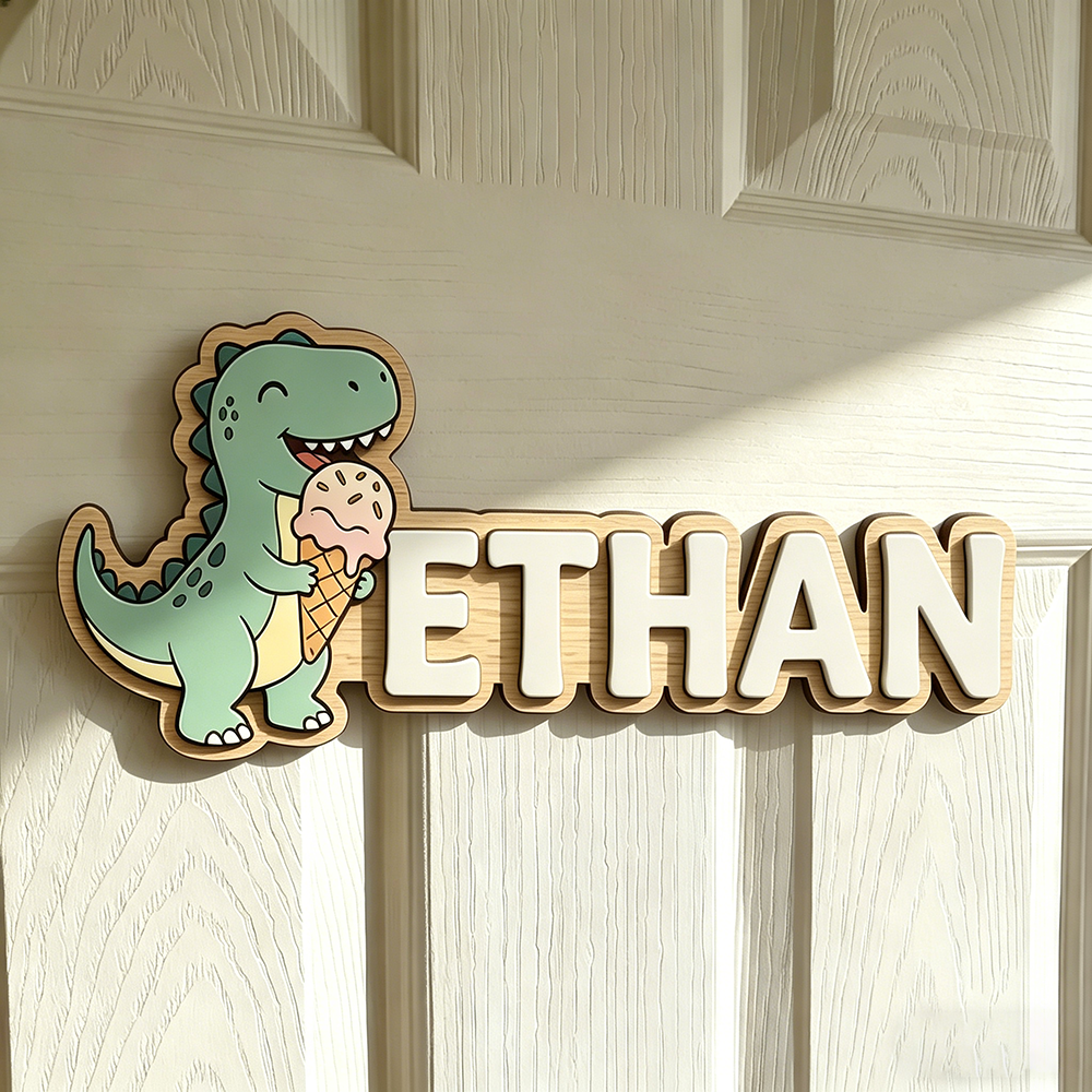 Whimsical Ice Cream Dinosaur C - مراجعة Baby Nursery Toy وسعره