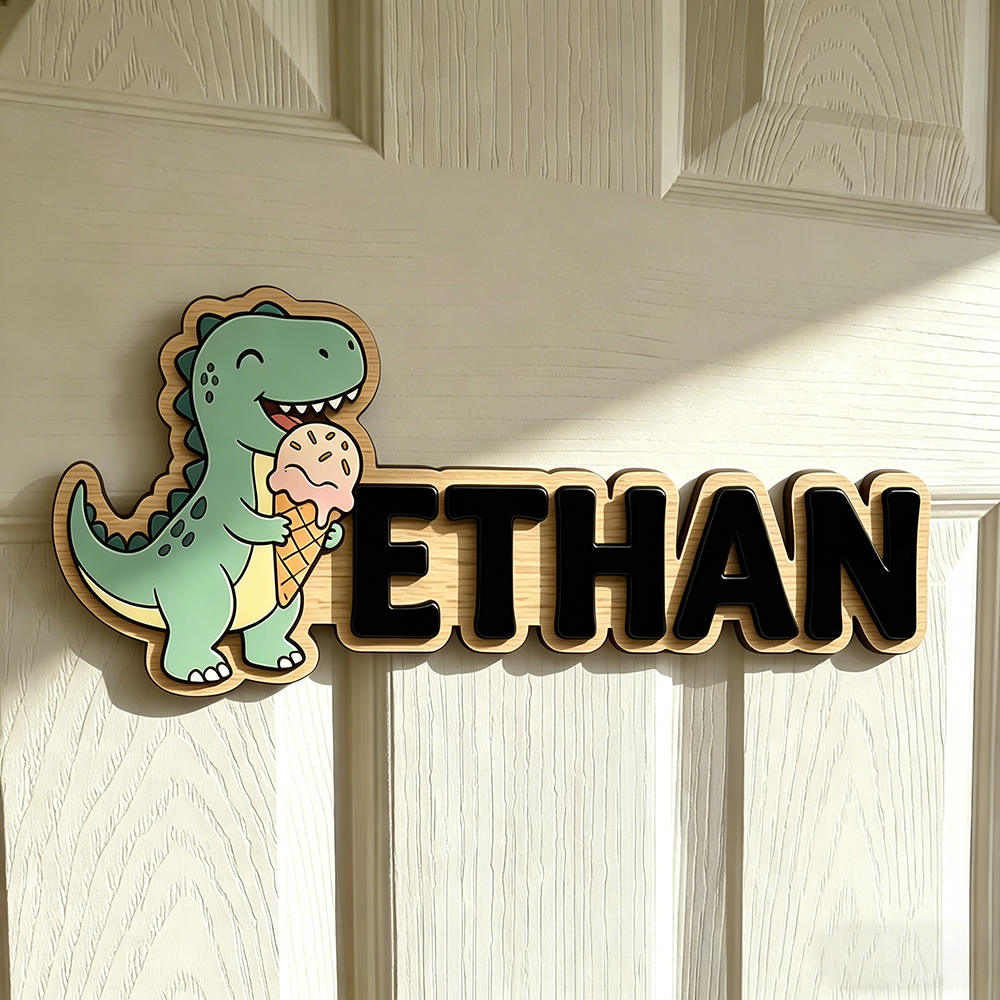 Whimsical Ice Cream Dinosaur C - مراجعة Baby Nursery Toy وسعره