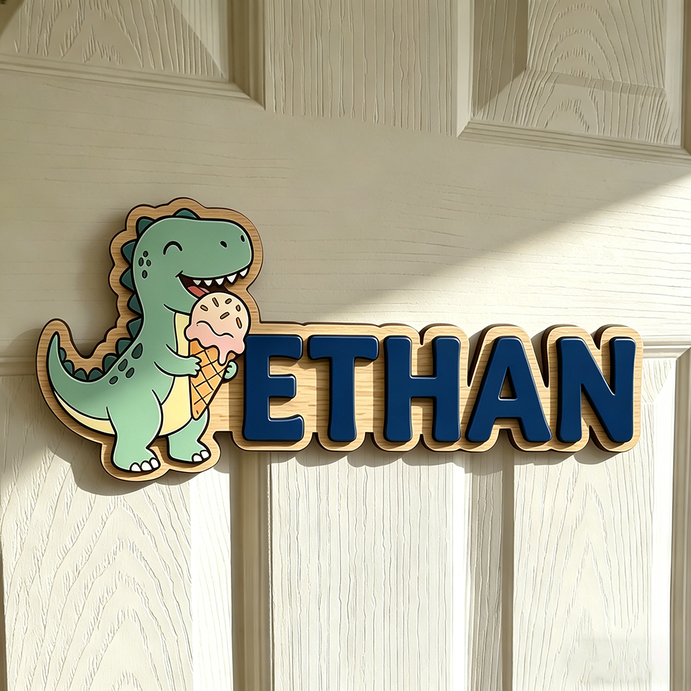 Whimsical Ice Cream Dinosaur C - مراجعة Baby Nursery Toy وسعره