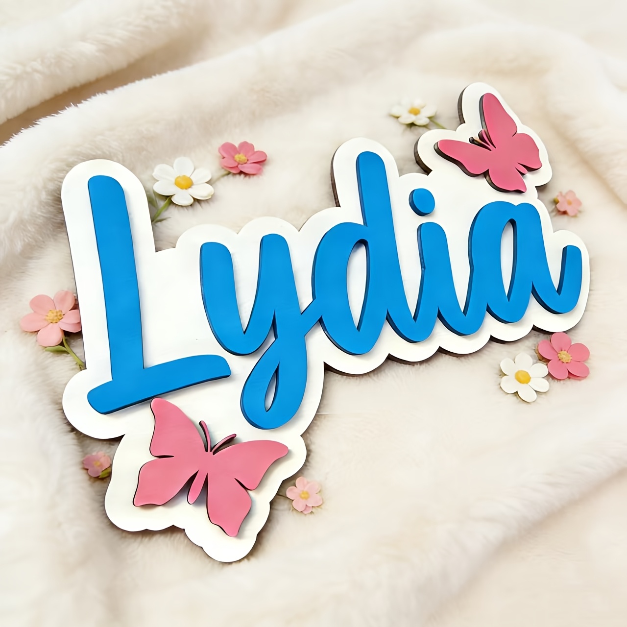 Personalized Blue & Pink Butte - مراجعة Baby Nursery Toy وسعره