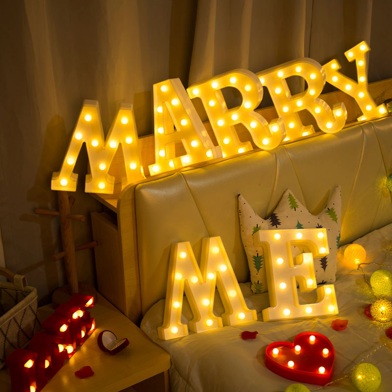 Decorative Letters Alphabet Le - مراجعة Baby Nursery Night Light وسعره