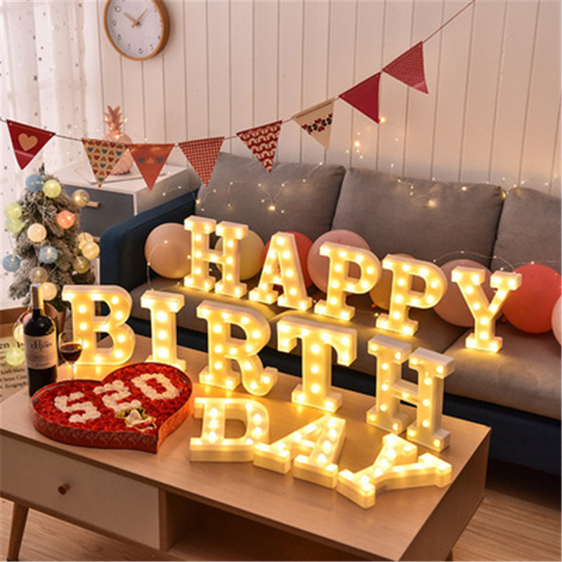 Decorative Letters Alphabet Le - مراجعة Baby Nursery Night Light وسعره