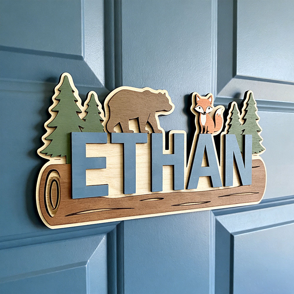 Woodland Forest Animal Persona - مراجعة Baby Nursery Decor Boy وسعره