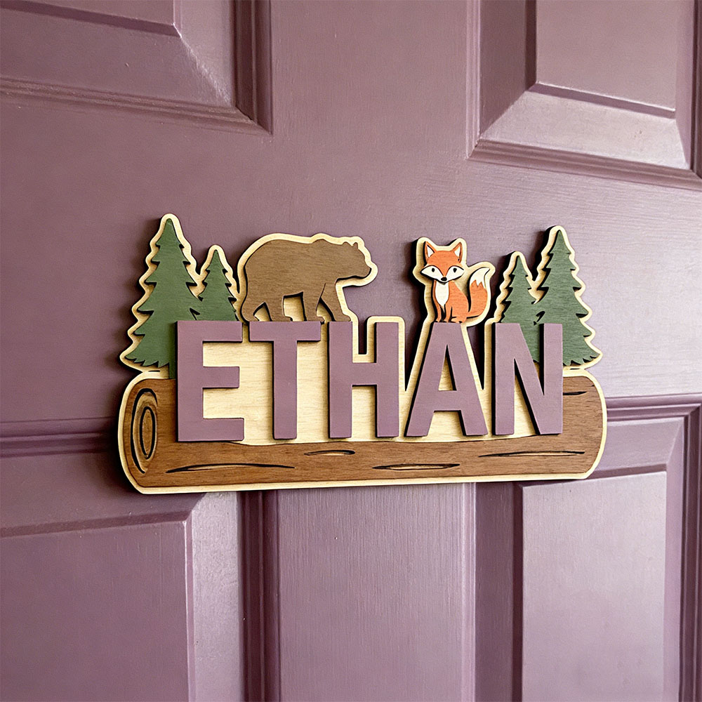 Woodland Forest Animal Persona - مراجعة Baby Nursery Decor Boy وسعره