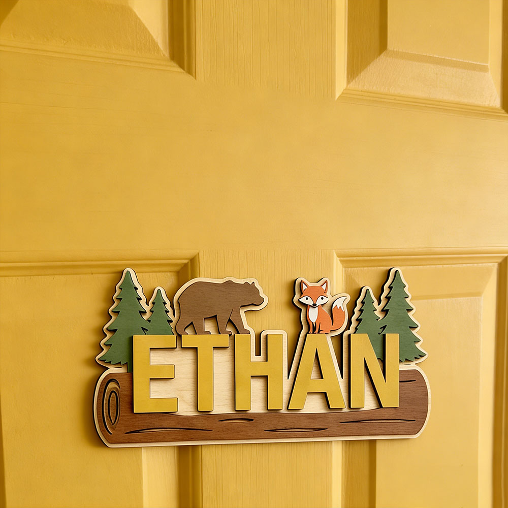 Woodland Forest Animal Persona - مراجعة Baby Nursery Decor Boy وسعره
