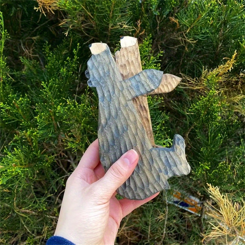 Wooden Bear Door Jamb Used As  - مراجعة Baby Nursery Decor Boy وسعره