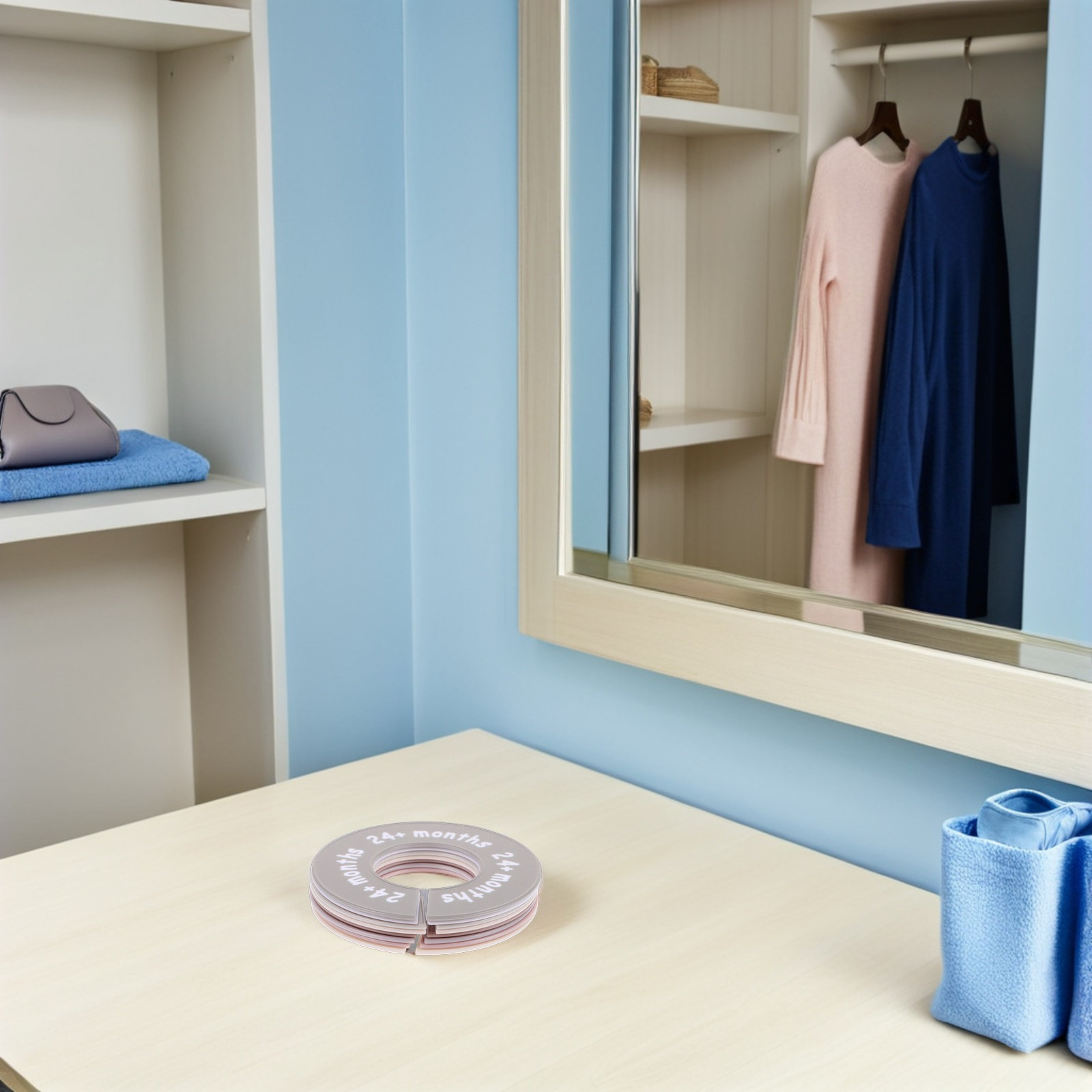 1Set Baby Closet Size Dividers - مراجعة Closet Organizer Baby وسعره
