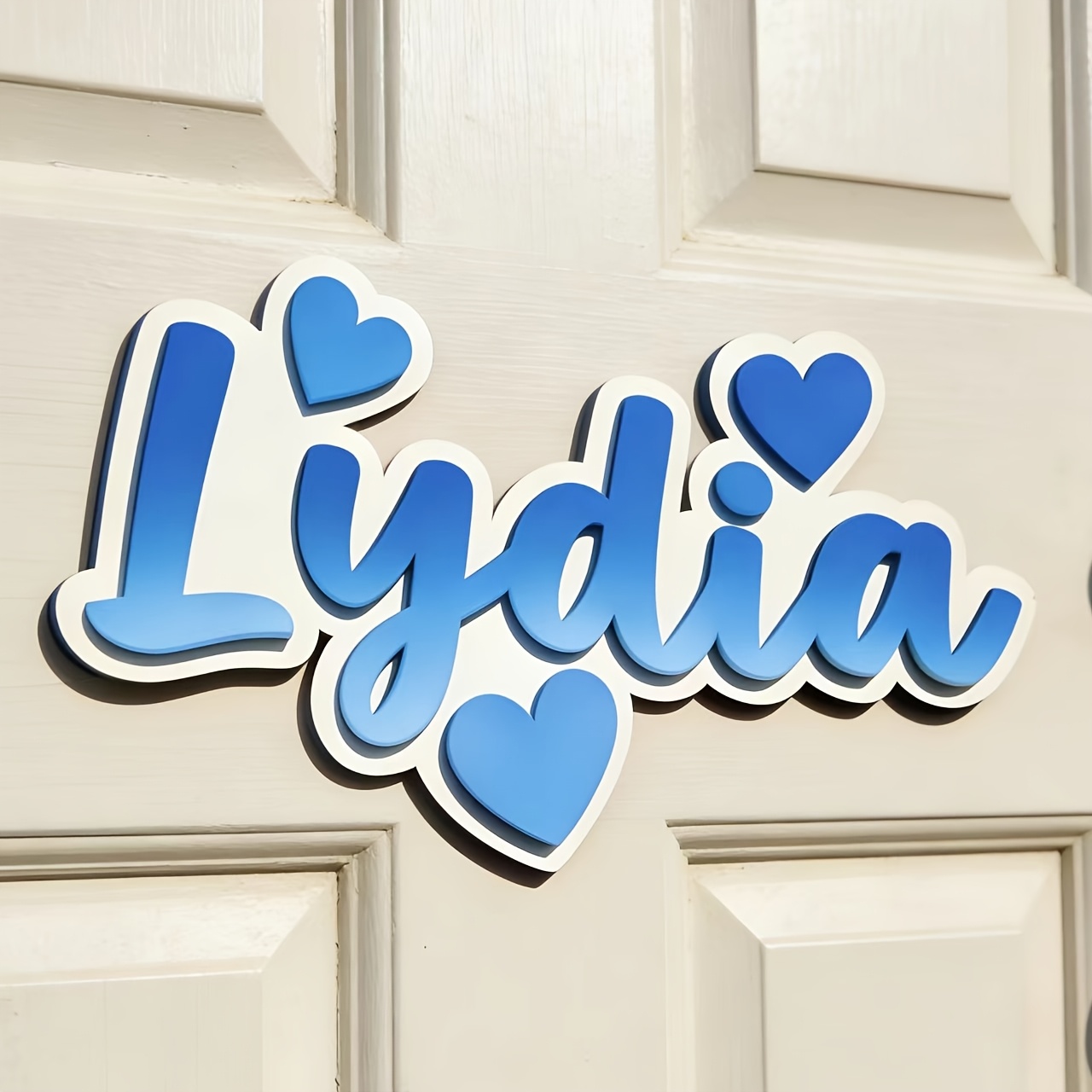 Personalized Gradient Heart Na - مراجعة Baby Nursery Toy وسعره