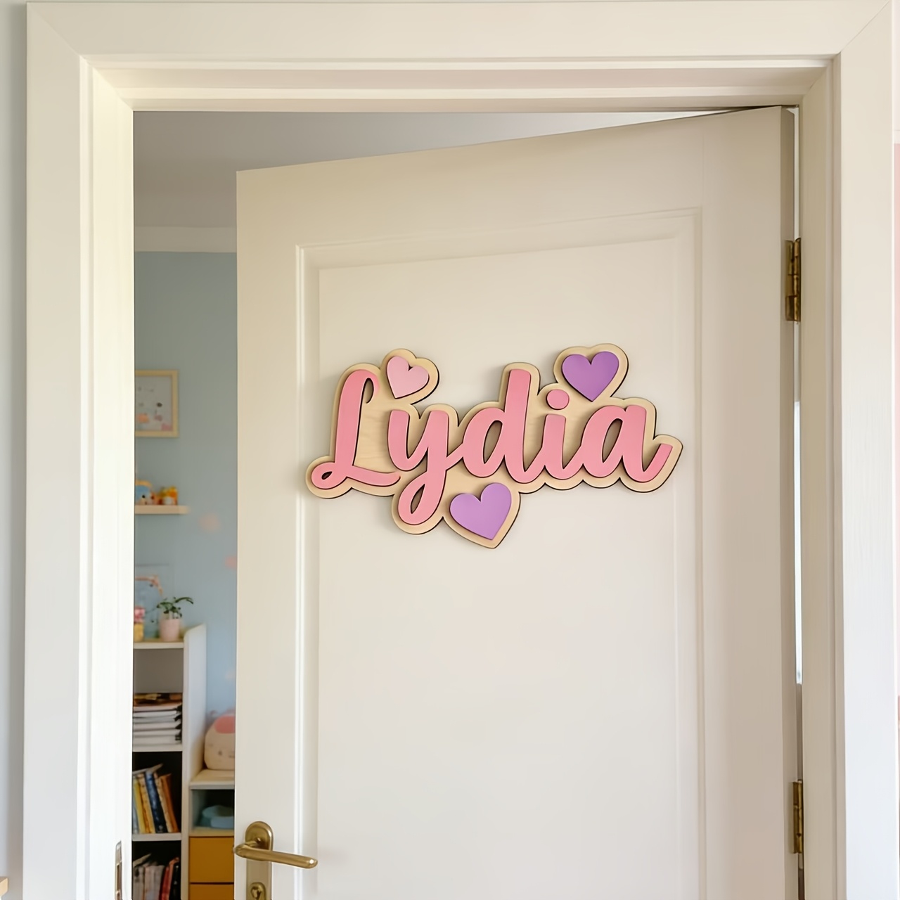 Personalized Gradient Heart Na - مراجعة Baby Nursery Toy وسعره