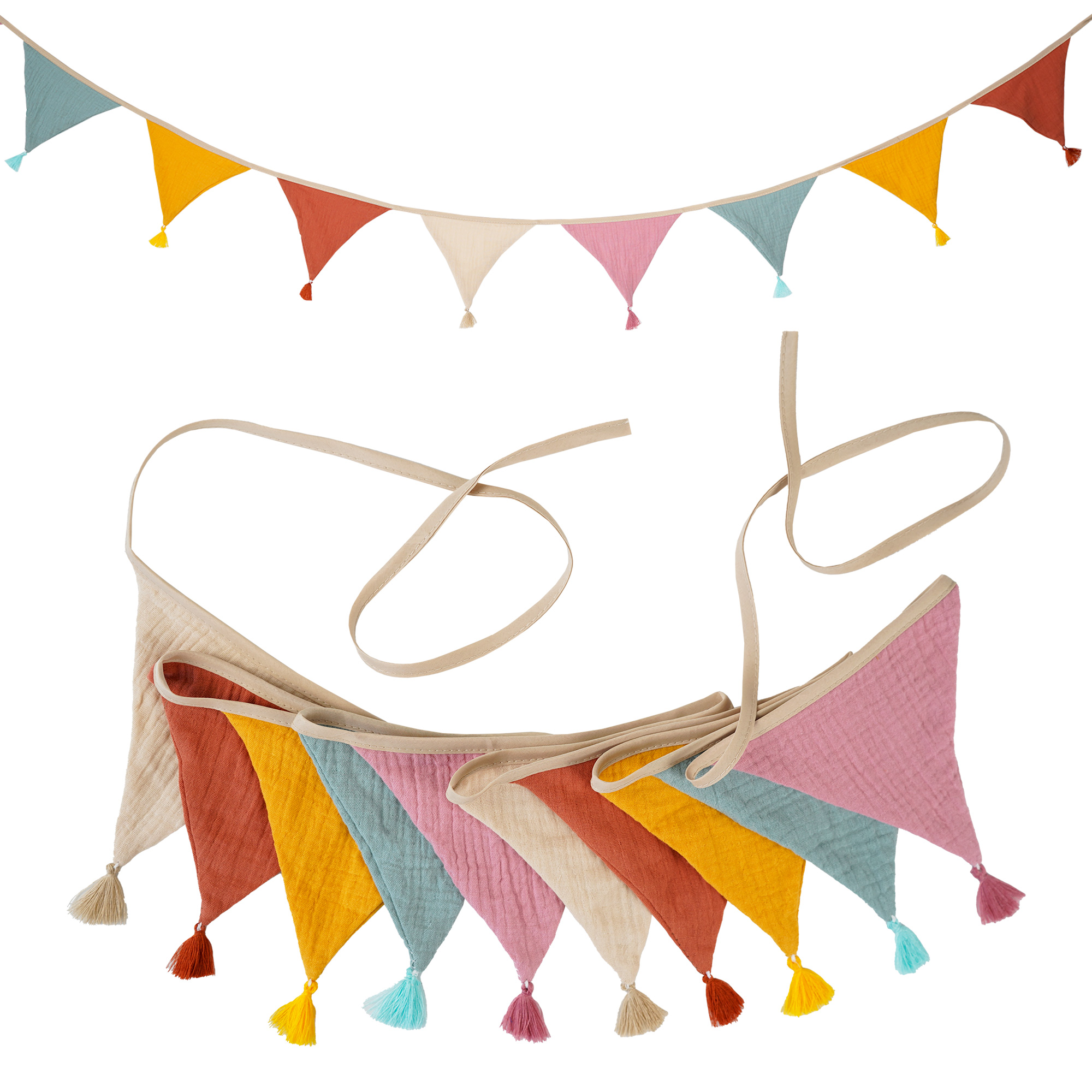 2.6M/8.5FT Nursery Fabric Bunt - مراجعة Baby Nursery Home وسعره