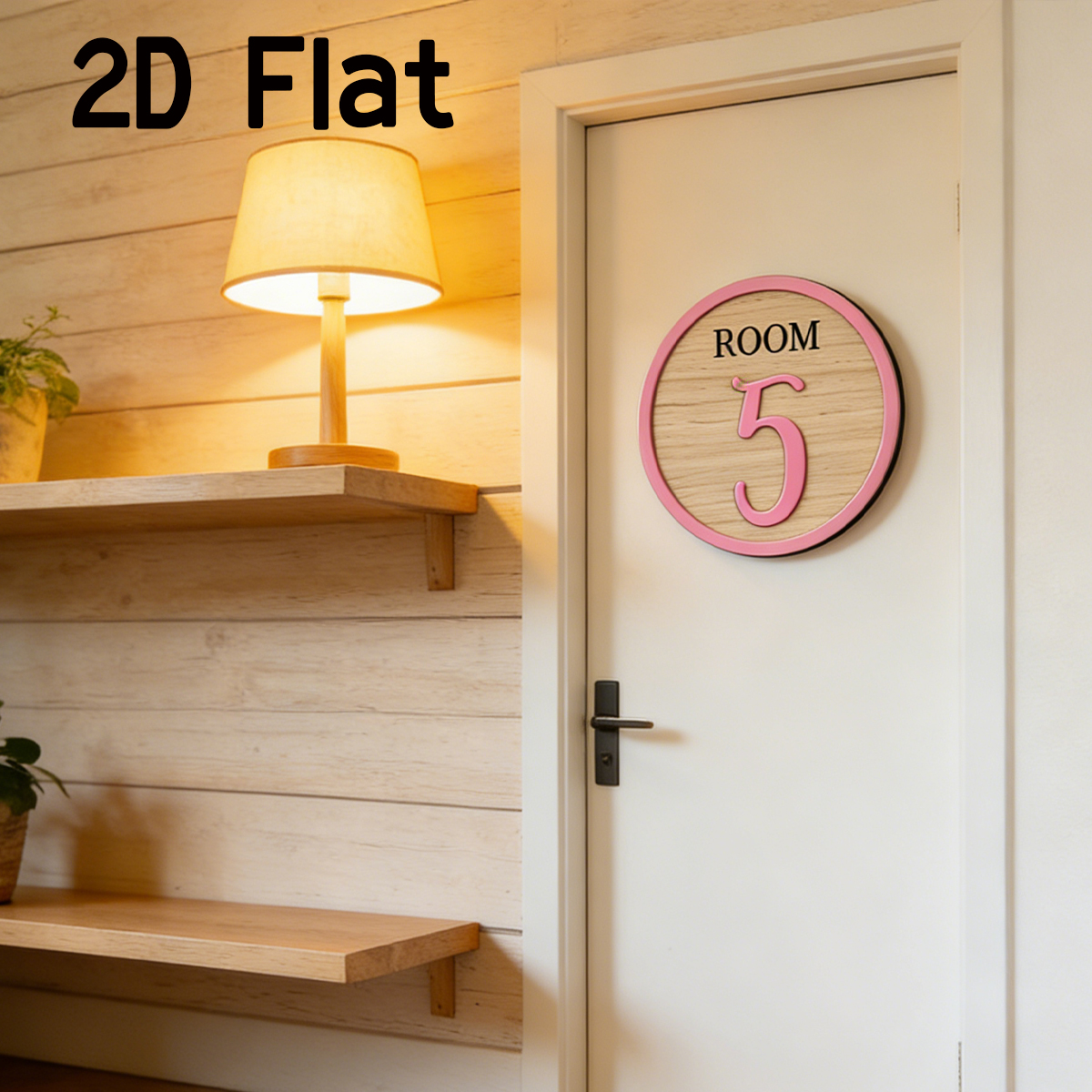 1Pc Cutom Pink Room Number Woo - مراجعة Baby Nursery Home وسعره