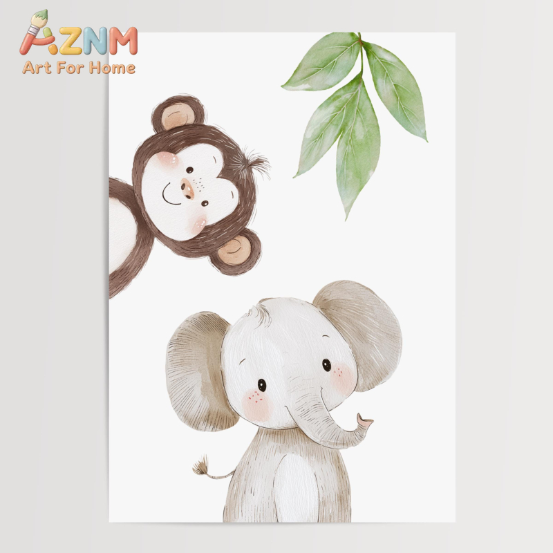 1Pc/3Pcs Safari Animal Nursery - مراجعة Baby Nursery Jungle Theme وسعره