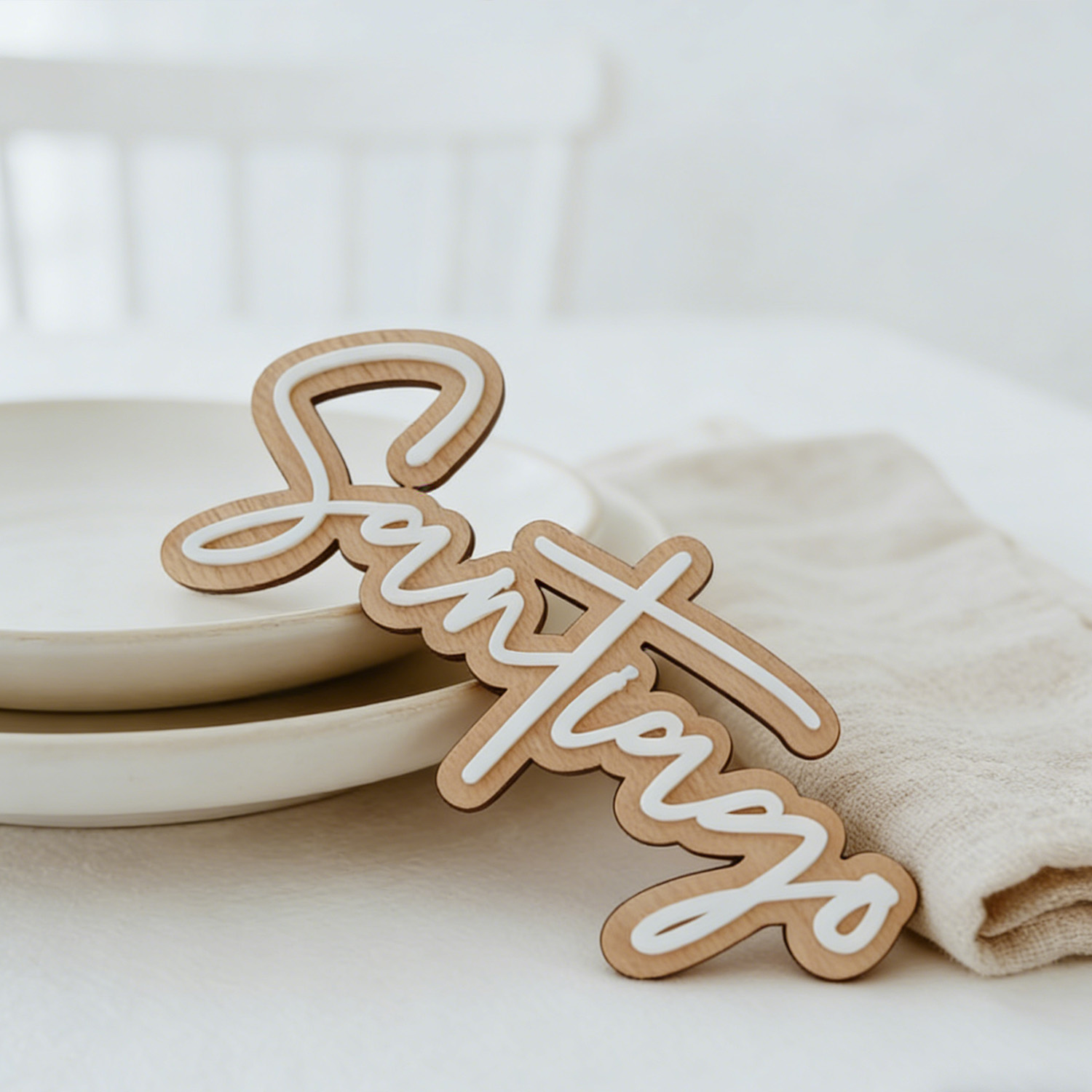1Pc Custom Name Cute White Woo - مراجعة Baby Nursery Home وسعره