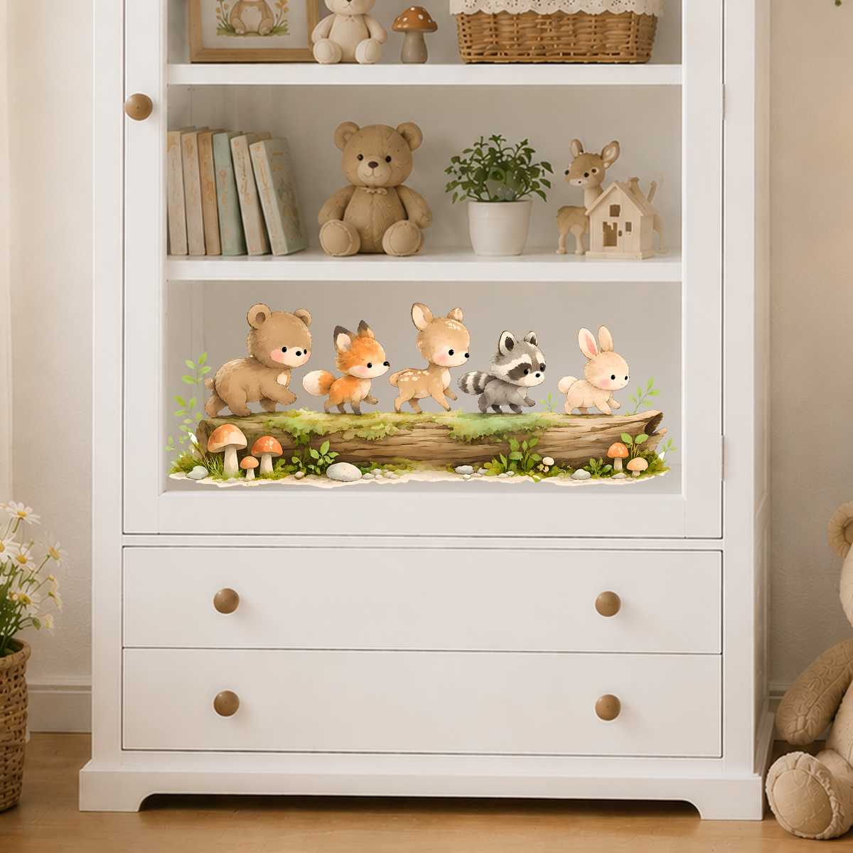Nursery Forest Animals Window  - مراجعة Baby Nursery Home وسعره