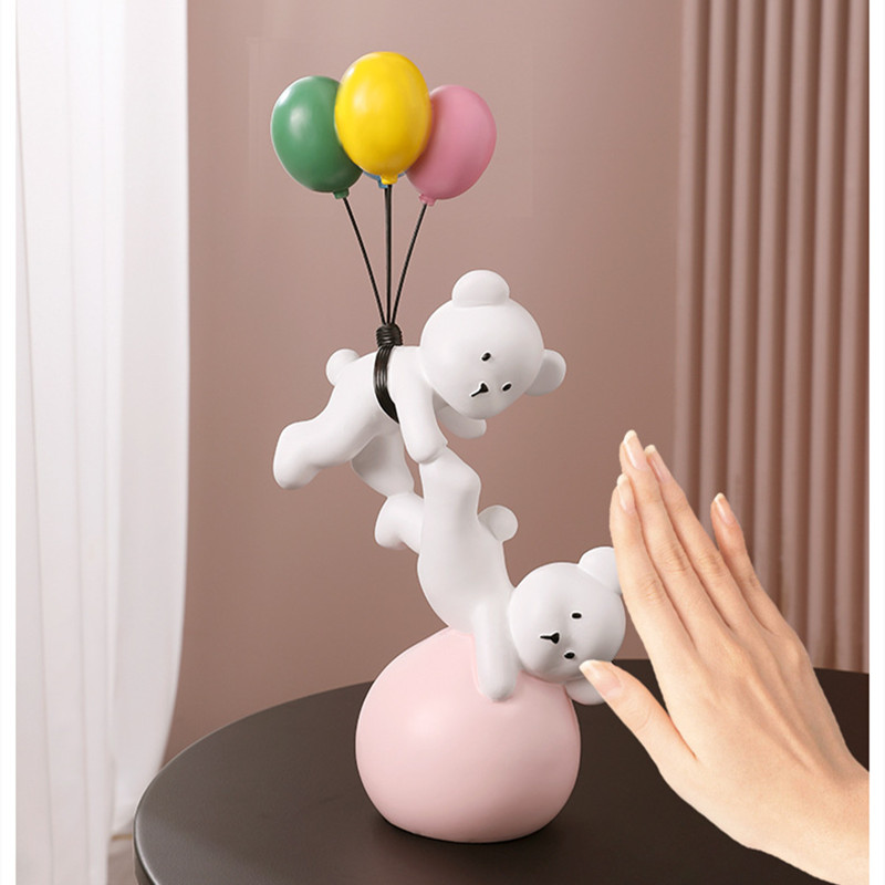 Nordic Balloon Flying Bear Rab - مراجعة Baby Nursery Decor Boy وسعره
