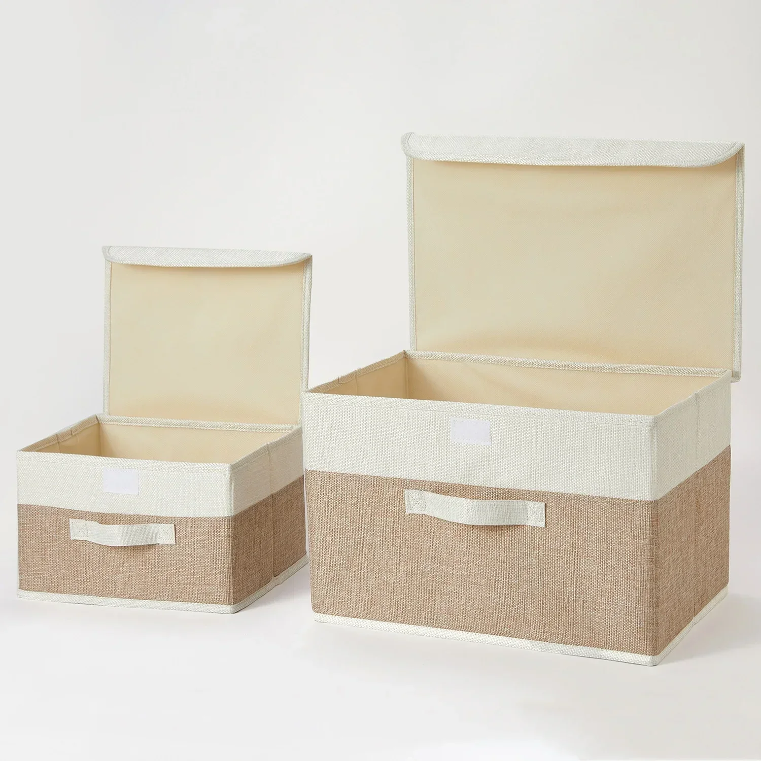 Large-capacity Linen Fabric St - مراجعة Closet Organizer Baby وسعره