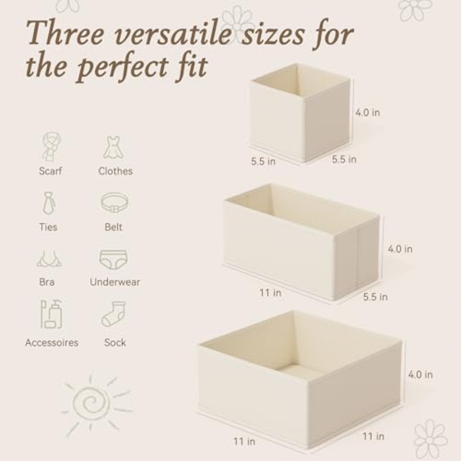 Drawer Organizer 18-Piece Set, - مراجعة Closet Organizer Baby وسعره