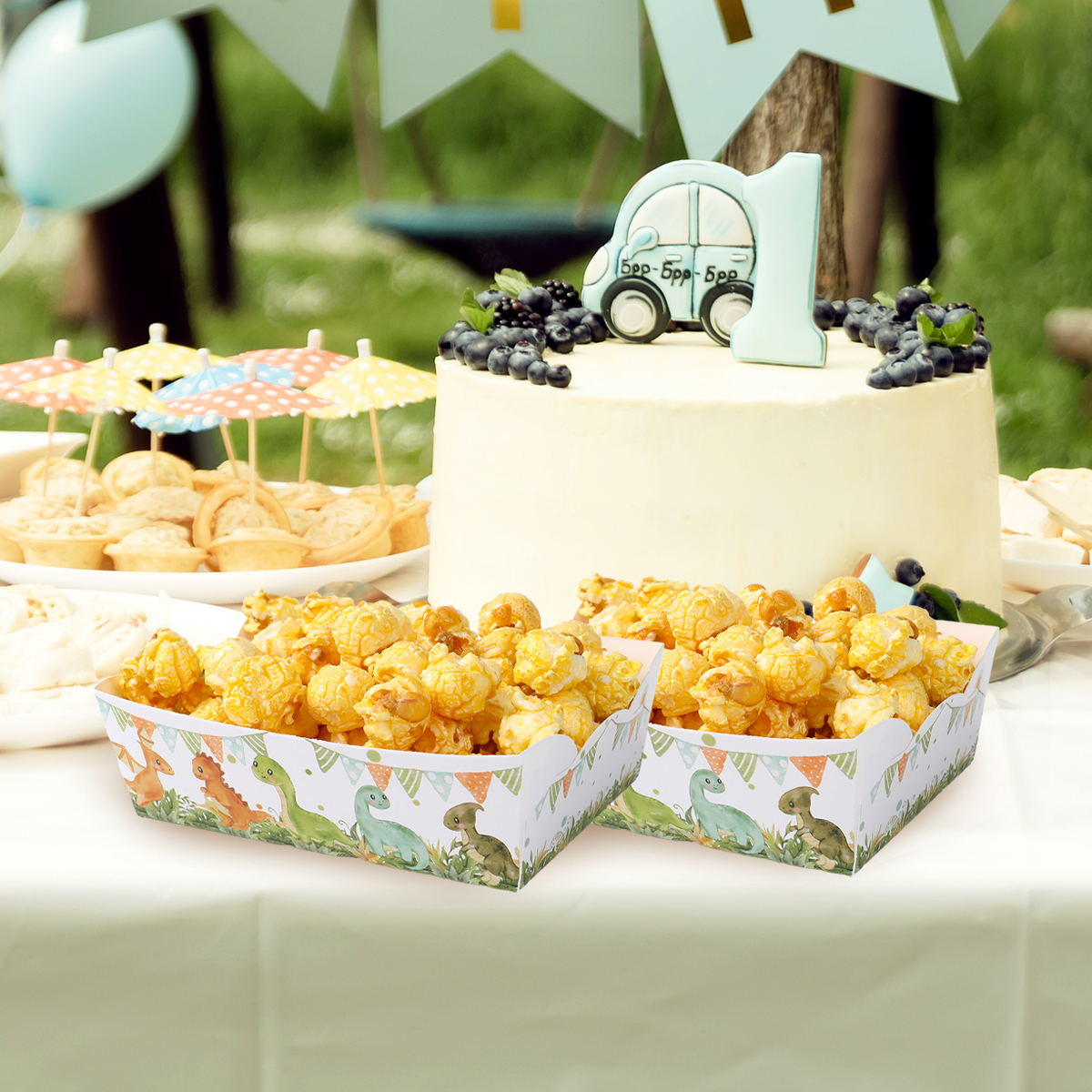 Dinosaur Party Supplies Mini S - مراجعة Baby Nursery Jungle Theme وسعره
