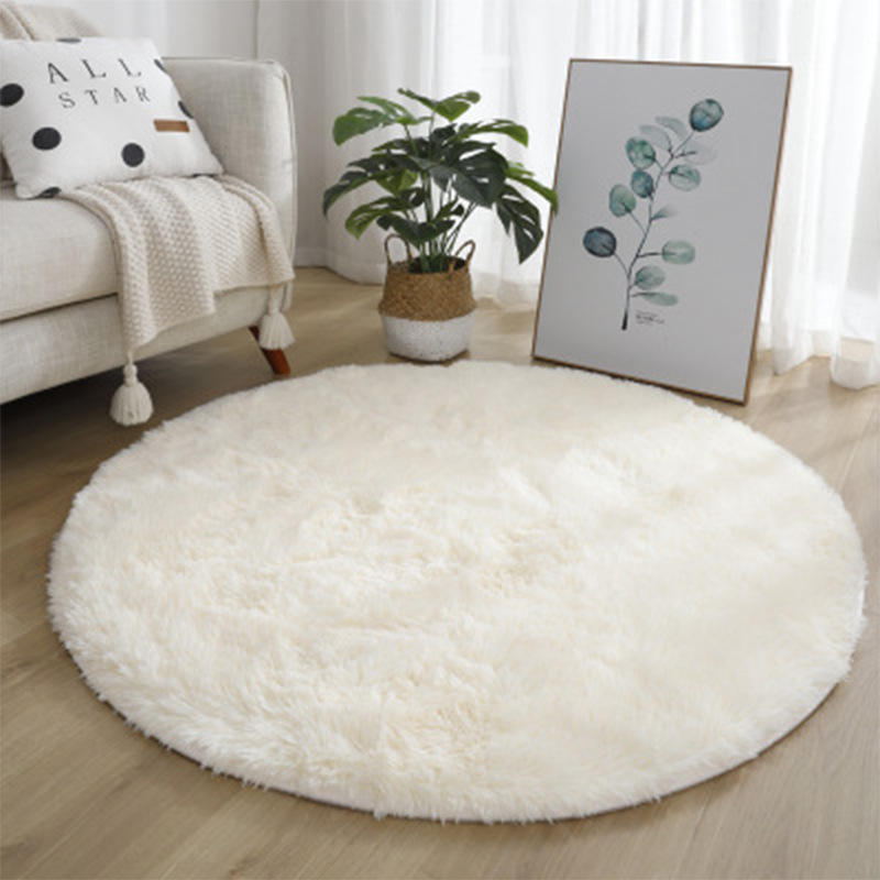 Super Soft Fluffy Round Rug Pl - مراجعة Baby Nursery Game وسعره