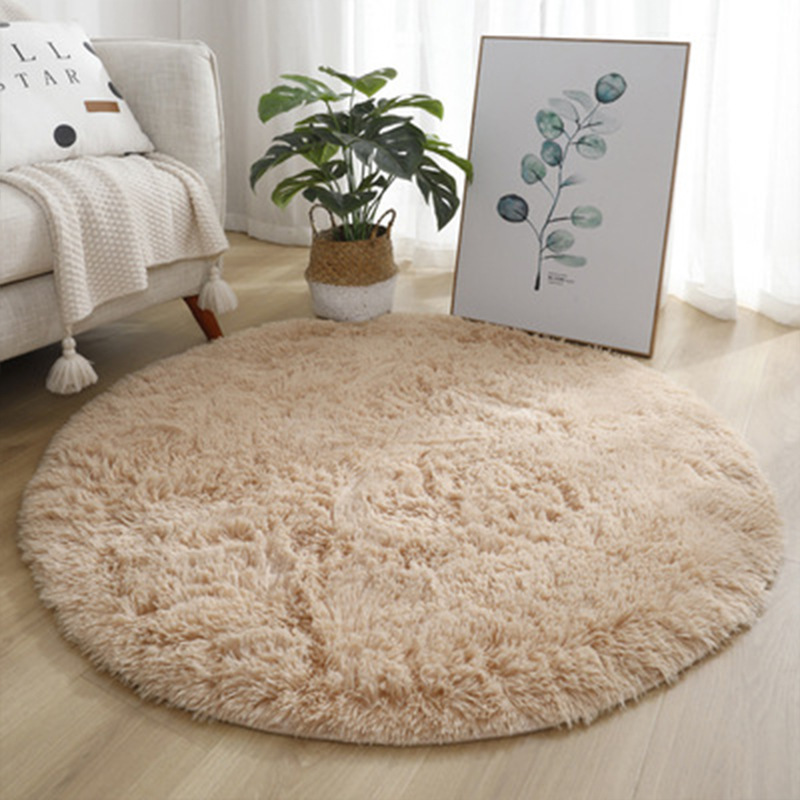 Super Soft Fluffy Round Rug Pl - مراجعة Baby Nursery Game وسعره