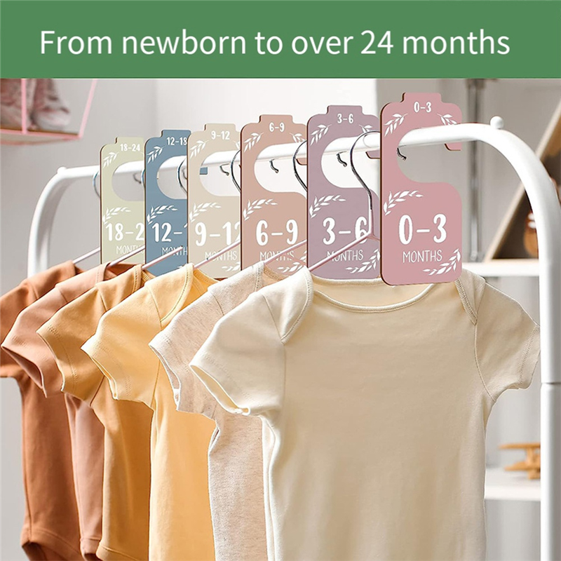 A07I 16PCS Wooden Baby Closet  - مراجعة Closet Organizer Baby وسعره